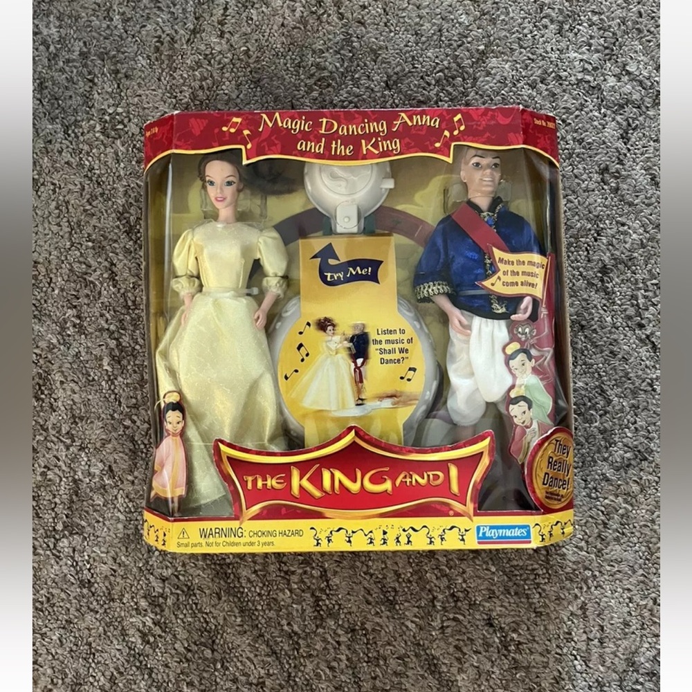 The King and I Magic Dancing Anna and the King Doll Set (NEW)